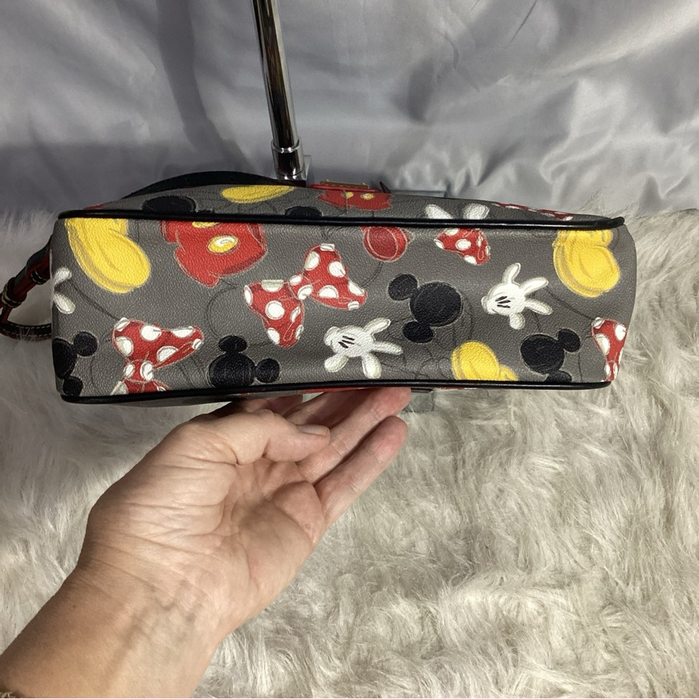 Dooney & Bourke x Disney Mickey Mouse Body Parts Crossbody Shoulder Bag - Picture 6 of 11